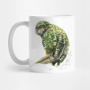 Mr Kākapo, New Zealand native bird Mug